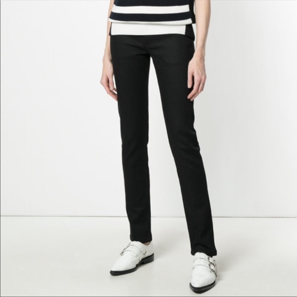 American Apparel | stretch twill slim slack black
